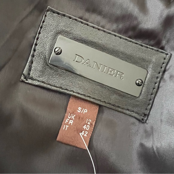 y2k danier leather insulated faux fur jacket - Picture 12 of 16